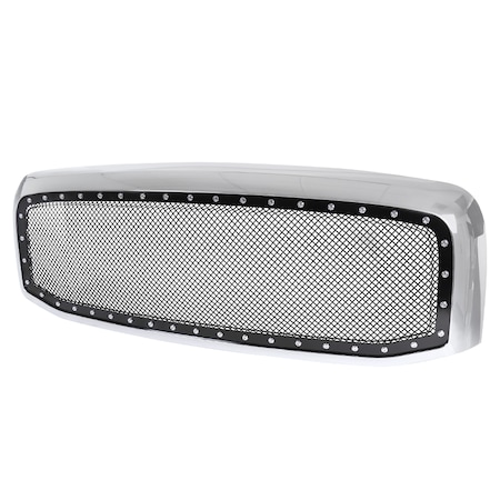 Spec-D Tuning 06-08 Dodge Ram Mesh Grille With Rivet HG-RAM06SS